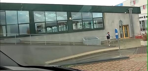 Chubby granny picks up young cock at MatureVan